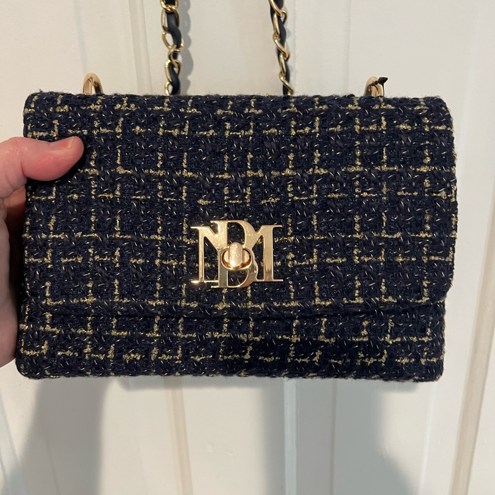 Badgley Mischka Navy Purse